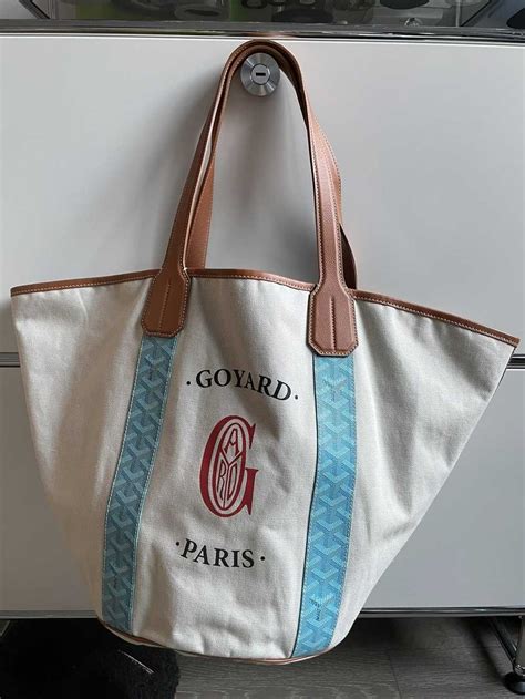 goyard semicircle tote|reversible goyard tote bag.